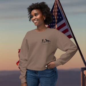 Veterans Rescue Ranch - Comfort Colors - Unisex Lightweight Crewneck Sweatshirt